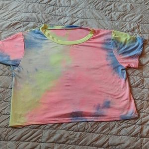 Tie dye crop top